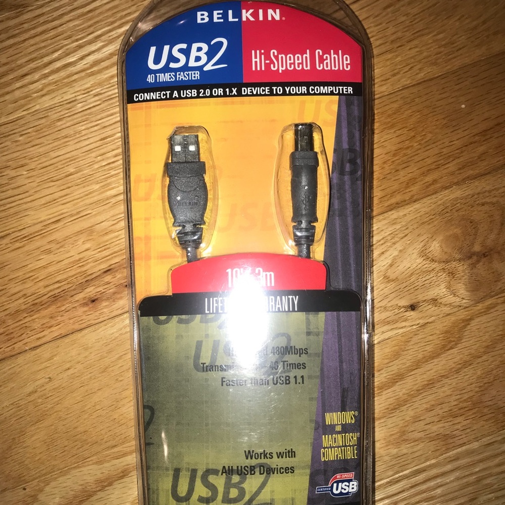 USB 2 High Speed Cable